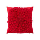 3d velvet flower pillow covers yellow & beige living room decor