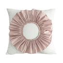 3d velvet flower pillow covers yellow & beige living room decor