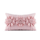 3d velvet flower pillow covers yellow & beige living room decor