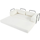U_Style L-Shaped Modular Sofa Bed in Corduroy Fabric, Ideal for Living Rooms and Apartments