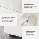 modular sofa whiten chenille fabric,  simple and grand, the seat and back is very soft. this is also a KNOCK DOWN sofa