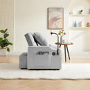 Convertible Sleeper Chair Sofa Bed Adjustable Pull Out Sleeper Chair Bed Multi-Pockets Folding Sofa Bed for Living Room Bedroom Small Space,3-in-1 Sofa Bed