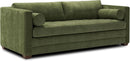 EightyTwoInches Pull Out Sofa Bed With Hidden Mattress