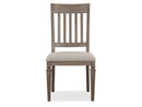 Lancaster - Dining Side Chair With Upholstered Seat (Set of 2) - Dovetail Gray
