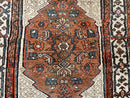 Rare Persian Tribal Runner Rug 3.5 x 10, Sarab Serab Kalegy Carpet, Antique 1920s Collectible Geometric Medallion Oriental Wool Runner, Hand Knotted, Camel Hair Color
