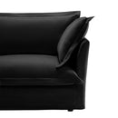 Koala Armless Sofa - Black