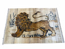 3.5 X 4 Handmade Hand-Knotted New Vintage Rug Quality Wool Lion Organic Dyes