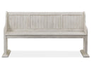Bronwyn - Bench With Back - Alabaster
