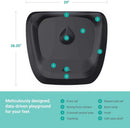 Topo Anti Fatigue Standing Desk Mat Obsidian Black