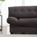 Cloud Style Sofa, Teddy Velvet Fabric, Comfy Padded Cloud Couch for Living Room, Apartment