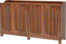 57 Inch Farmhouse Sideboard Cabinet With Adjustable Shelves