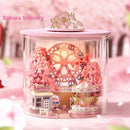 Miniature Wizardi Roombox Kit - Sakura Scenery Dollhouse Kit