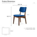 Carlos - Solid Back Side Chair (Set of 2)