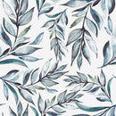 Elegant Watercolor Leaves Wallpaper Fashionable