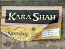 Karastan Rug 8x11 Navy Serapi, Kara Shah Rug, Navy Blue, Vintage Karastan Area Rug Wool Pile Karastan Rug