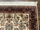 Karastan Rug 5.9 x 9, Ivory Sarouk