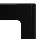 Mirod Modern Farmhouse Console Table,Elegant Minimalist Design with Premium Wood Veneer and Rounded Corners
