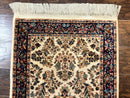 Karastan Rug 2.6 x 4, Karastan Ivory Sarouk