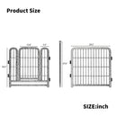 Dog Playpen 8 Panels 24' Height Heavy Duty Dog Fence Puppy Pen for Large Medium Small Dogs Indoor Outdoor Foldable Pet Exercise Pen