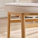 1 PC Wooden Frame Upholstered Shell Dining Chair,Modern Armless Chairs Comfor Kitchen Chairs for Living Room,Restaurant