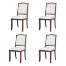 Downloads: 0 
Farmhouse Dining Chairs Set of 4, Upholstered Dining Chairs with High Back, Modern Seating for Kitchen, Bedroom & Living Room(Beige+Cherry)