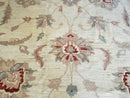 Peshawar Rug 10x14 Rug 10x14 Vintage Rug 10x14 Handmade Rug Chobi Rug Ivory Beige Red Rug