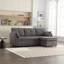 Modular Sectional Sofa L Shaped Modular Couch with Reversible Chaise Modular Sofa Sectional Couch with Storage Seats