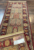 Karastan Runner Rug 2.6 x 8.6, Antique Legends Bakhtiari 2200, Vintage Wool Karastan Runner Rug, Panel Design
