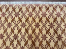 Tibetan Rug 8x10, Wool with Silk Highlights, Beige and Maroon, Contemporary Carpet