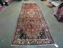 Persian Runner Rug 3.8 x 10, Red, Vintage