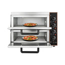 Heavy-Duty 3KW Electric Commercial Stainless Steel Double Deck Pizza Oven (SAK81427)