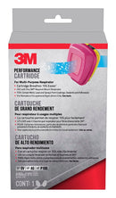 3M P100 Acid Gas and Organic Vapor Respirator Cartridge Replacement Pink 2 pc
