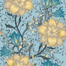 Blue Floral Wallpaper