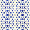 Contemporary Dark Blue Pattern Wallpaper