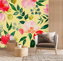 Yellow Floral Wallpaper