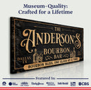 Personalized Bourbon Bar Sign III