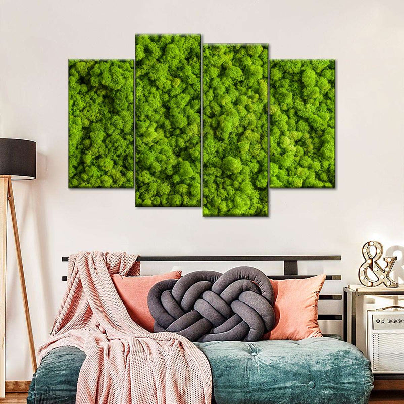 Green Reindeer Moss Wall Art