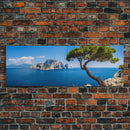 Panoramic of the Italian Coast, Italy Art, Extra Large Wall Art, Panoramic Wall Art, Panoramic Print, Landscape Photography, Landscape Print