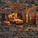 Graffiti Punk Wall Art, Street Art, Framed Canvas Print, East Berlin, Limited Edition, High Quality Art, Game Room Art, Mancave, Above Sofa