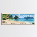 Bottle Beach, Thailand Panoramic Beach Print, Vacation Gift, Thailand Wall Art, Beach Painting, Beach Decor, Beach Painting