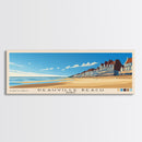 Deauville Beach, France Panoramic Print, Vacation Gift, France Wall Art, Vacation Wall Art, Vacatation Memories, Beach Decor, Beach Or Lakehouse Art