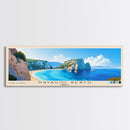 Navagio Beach, Greece Panoramic Print, Vacation Gift, Greece Wall Art, Vacation Wall Art, Vacatation Memories, Beach Decor, Beach Or Lakehouse Art