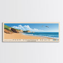 Pedn Vounder Beach, United Kingdom Panoramic Beach Print, Vacation Gift, United Kingdom Wall Art, Beach Painting, Beach Decor, Beach Painting