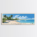 Playa Paraiso, Cayo Largo, Cuba Panoramic Beach Print, Vacation Gift, Cayo Largo, Cuba Wall Art, Framed Canvas Print, Framed Beach Painting