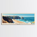 Praia de Odeceixe, Portugal Panoramic Print, Vacation Gift, Portugal Wall Art, Beach Painting, Beach Decor, Beach Or Lakehouse Art