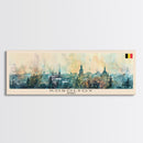 Korolyov Russia Wall Art, Panoramic Travel Poster, Panoramic Framed Canvas Print, City Wall Art, Wall Hanging Home Decor, Travel Art