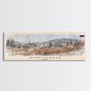 Sterlitamak Russia Travel Print Wall Art, Panoramic City Art, Travel Art, Wall Decor, Vacation Gift, Framed Canvas Print Or Metal Art
