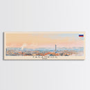 Taganrog Russia Travel Art, City Art, Framed Canvas Print or Metal Wall Art, Europe Travel Poster, Panoramic Wall Art, Extra Wide Wall Art