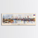 Yekaterinburg Russia Travel Print Wall Art, Panoramic City Art, Travel Art, Wall Decor, Vacation Gift, Framed Canvas Print Or Metal Art