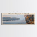 Umbagog Lake New Hampshire Panoramic Wall Art, Framed Canvas Print, Lake House Decor, Travel Poster, Serene Landscape, Living Room Art